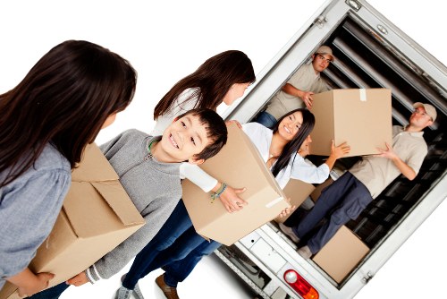 Removal team planning a local move in Queens Park