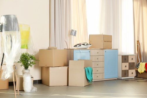 Local removals team planning a move in Queens Park