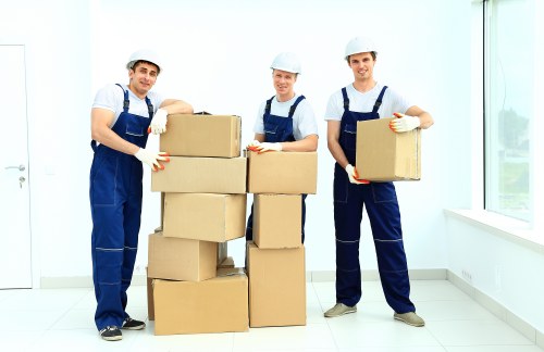 Packing and preparing items for storage in Queens Park