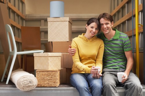 Furniture and box loading for a Queens Park move