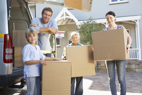Local moving team handling a flat relocation in Queens Park