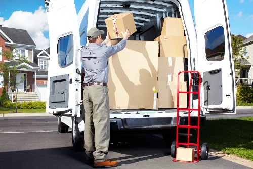 Professional moving truck service handling a flat move in Queens Park