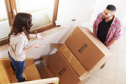 Packing and protective wrapping for a Queens Park home removal